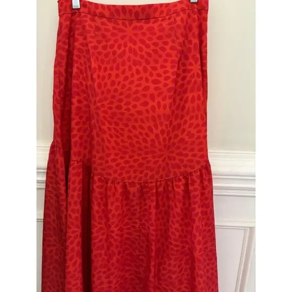 Anthropologie Hutch Wrap Skirt Womens Medium Side Tie Maxi Asymmetrical - Picture 6 of 10